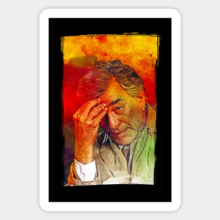 Peter Falk as Columbo portrait Sticker